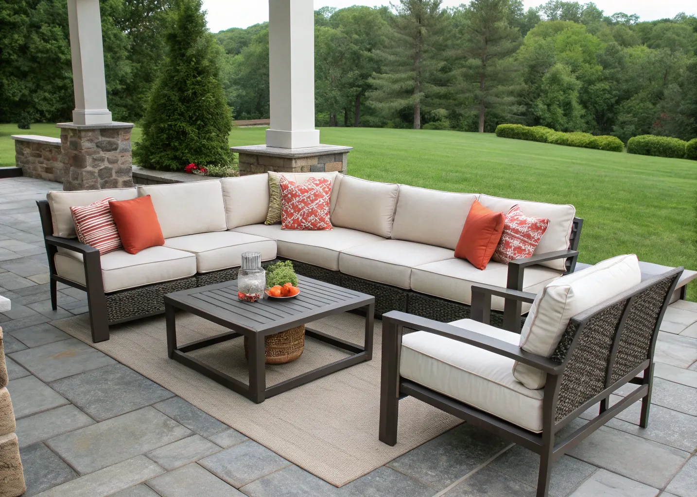 Custom outdoor furniture set